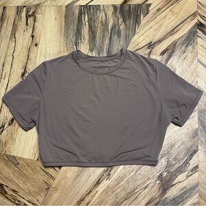 Skims brown crop top women’s size M